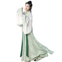 womens heavy industry embroidery Han element pair front suspender upper Ru Qi waist Ru skirt spring and summer suit
