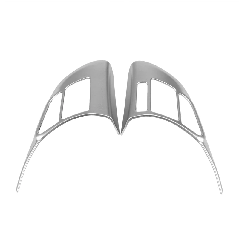 

2 шт. автомобиля хром внутренняя руль кнопка включения Панель накладка рамки украшения для Mazda Cx-5 Cx5 2012-2016