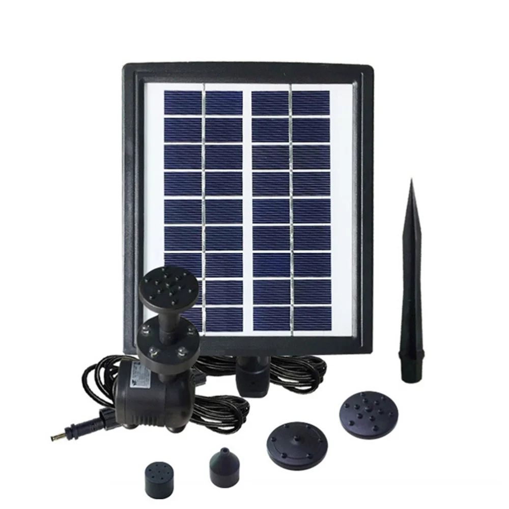 

2.8 W LED Solar Water Pump Standing Submersible Water Fountain for Pond Pool Aquarium Fountains Spout Garden Patio