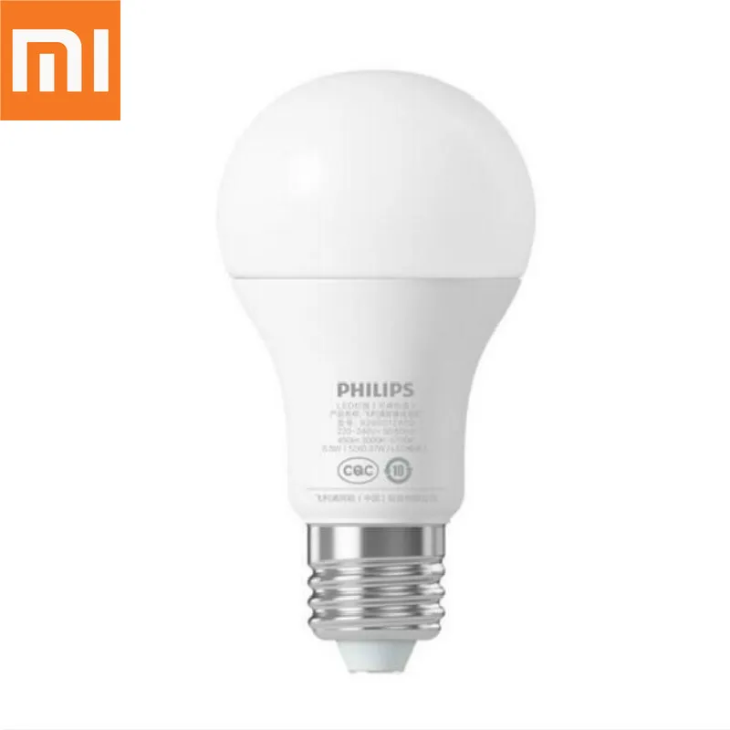 Оригинальная умная Белая светодиодная лампа Xiaomi Mijia E27 Mi Light APP WiFi дистанционное