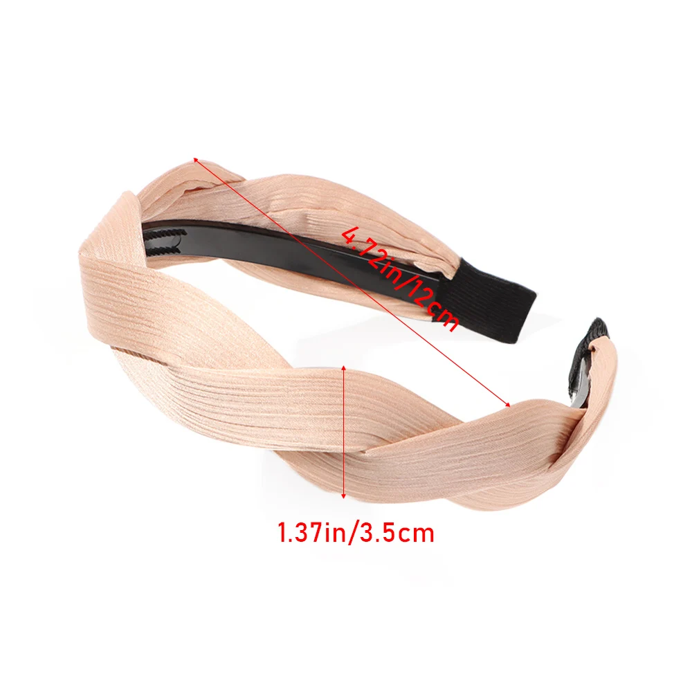 

Headbands for Women Head Bands Twisted Knotted Headband Weaving Shape Headbands Wide Knotted Cute Large Accessories Hairbands