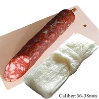 1pc sausage bbq caliber 38 40mm length 100cm hot dog bbq casing cooking homeuse tool bbq basters meat filling inedible casings