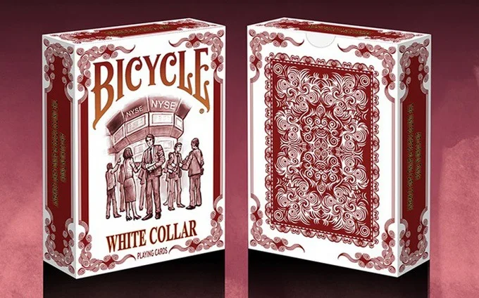 Hui qi Poker Bicycle White Blue Collar White Collar Blue-Collar Collection Bicycle Playing Cards