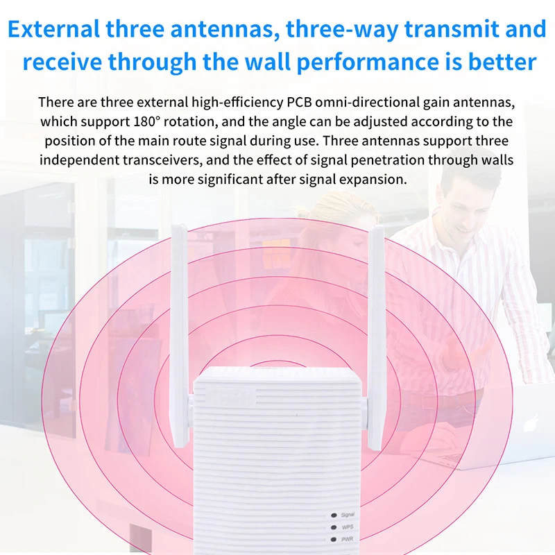 GLVISION GLA18 AC1200Mbps Range Extender двухдиапазонный wifi ретранслятор усилитель сигнала