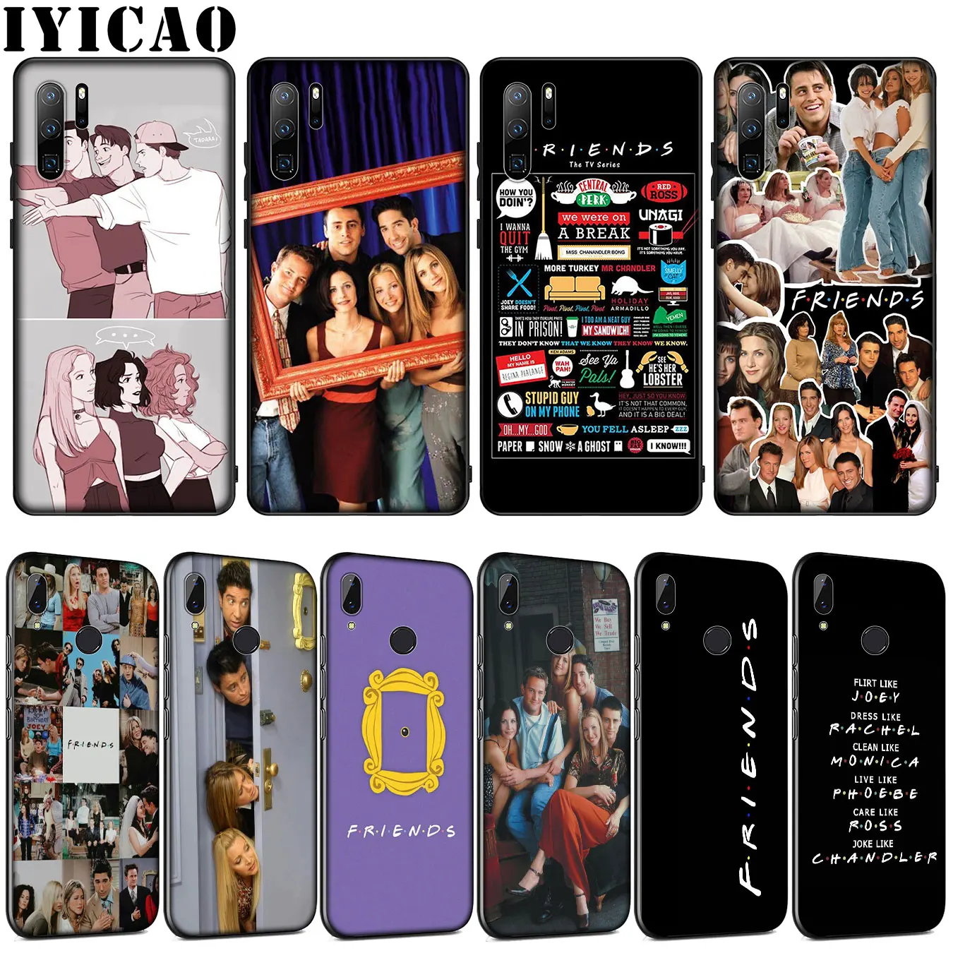 Мягкий силиконовый чехол Friends TV Show для Huawei P30 P20 Pro P10 P9 Lite Mini 2017 2016 P Smart Z Plus