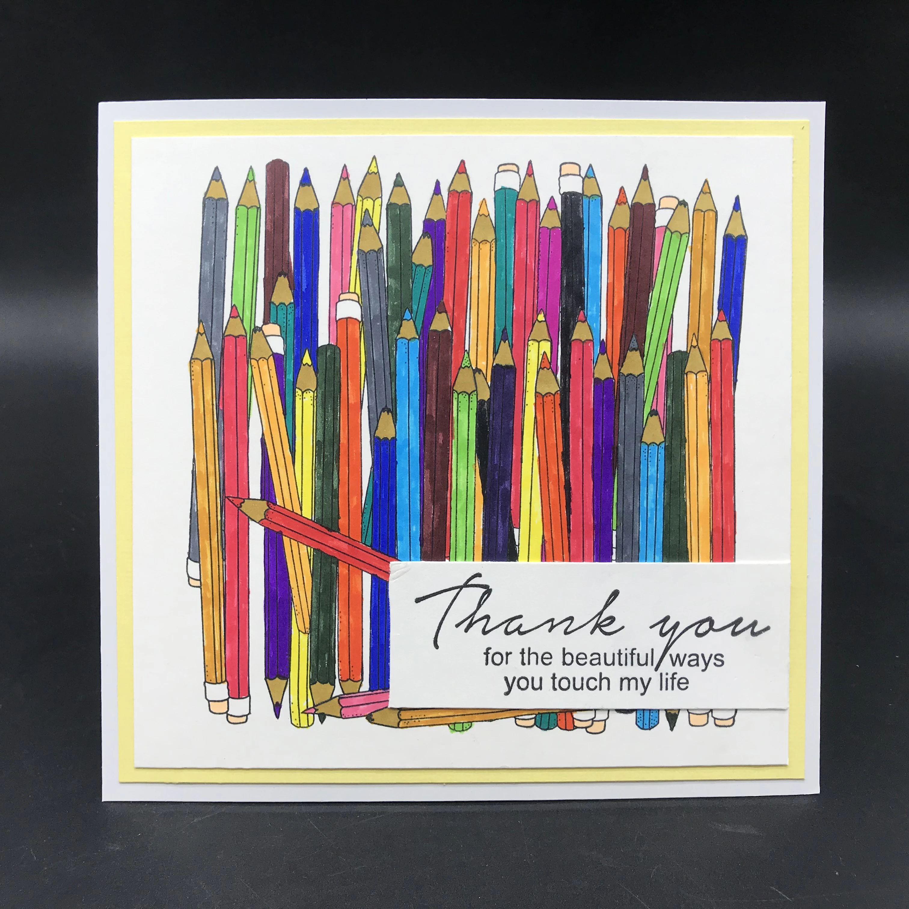 

AZSG Pen Background Clear Stamps For DIY Scrapbooking Decorative Card making Crafts Fun Decoration Supplies 13*13cm