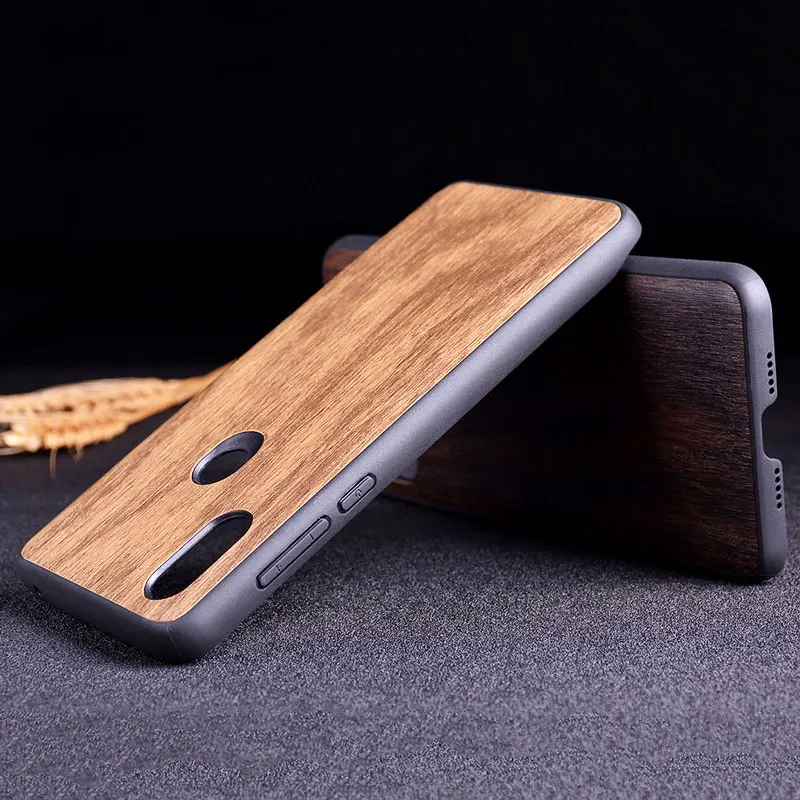 Чехол с имитацией под дерево для Xiaomi Mi Mix3 пасторальным дизайном ТПУ + ПК материал 2