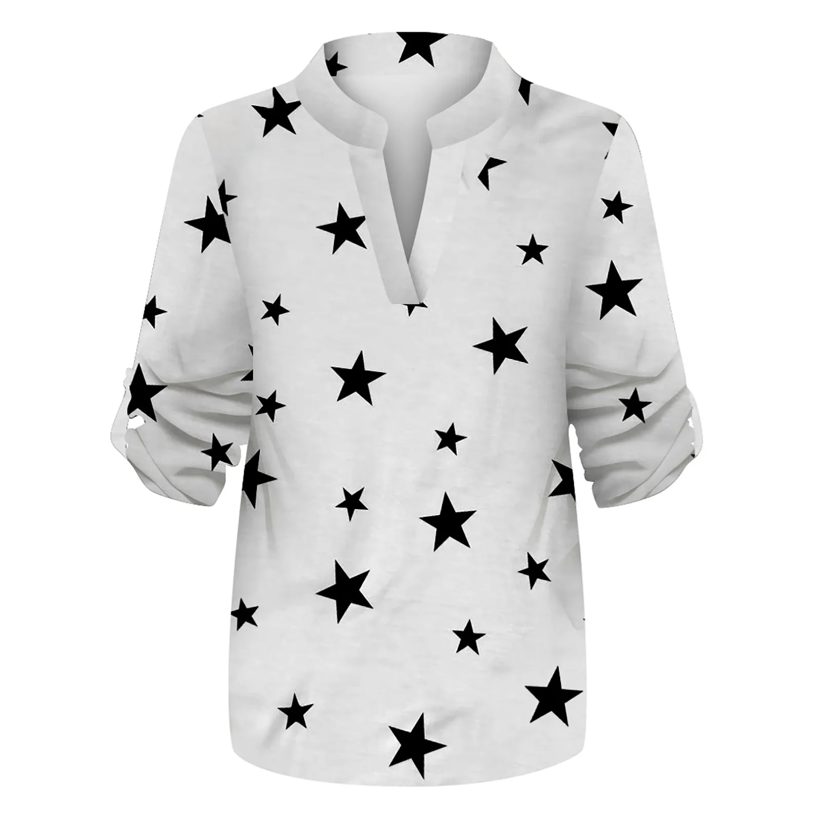 2020 V Neck T Shirt Woman Autumn Fashion Long Sleeve Women's T-shirt Loose Korean Style Women Shirts vestido de mujer | Женская