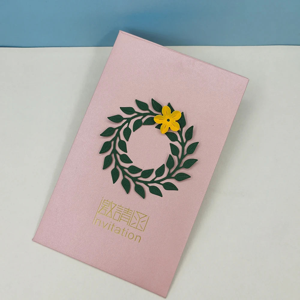 

Wreath Cutting Dies Scrapbooking DIY Cut Die Mold Fustelle Album Card Decorative Crafts Embossing Folder Clear Stamps