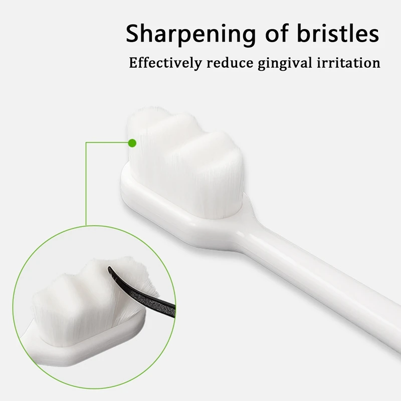 

1PC Ultra-fine Soft Toothbrush Million Nano Bristle Adult Tooth Brush Teeth Deep Cleaning Portable Travel Dental Oral Care Brush