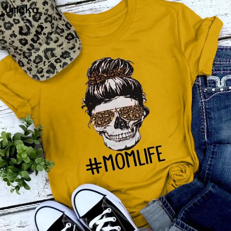 Женская футболка с изображением персонажа шар Череп голова леопарда очки для