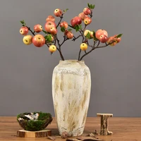 simulation red fuji apple tree branch dry flower decoration indoor home furnishings safe marriage
