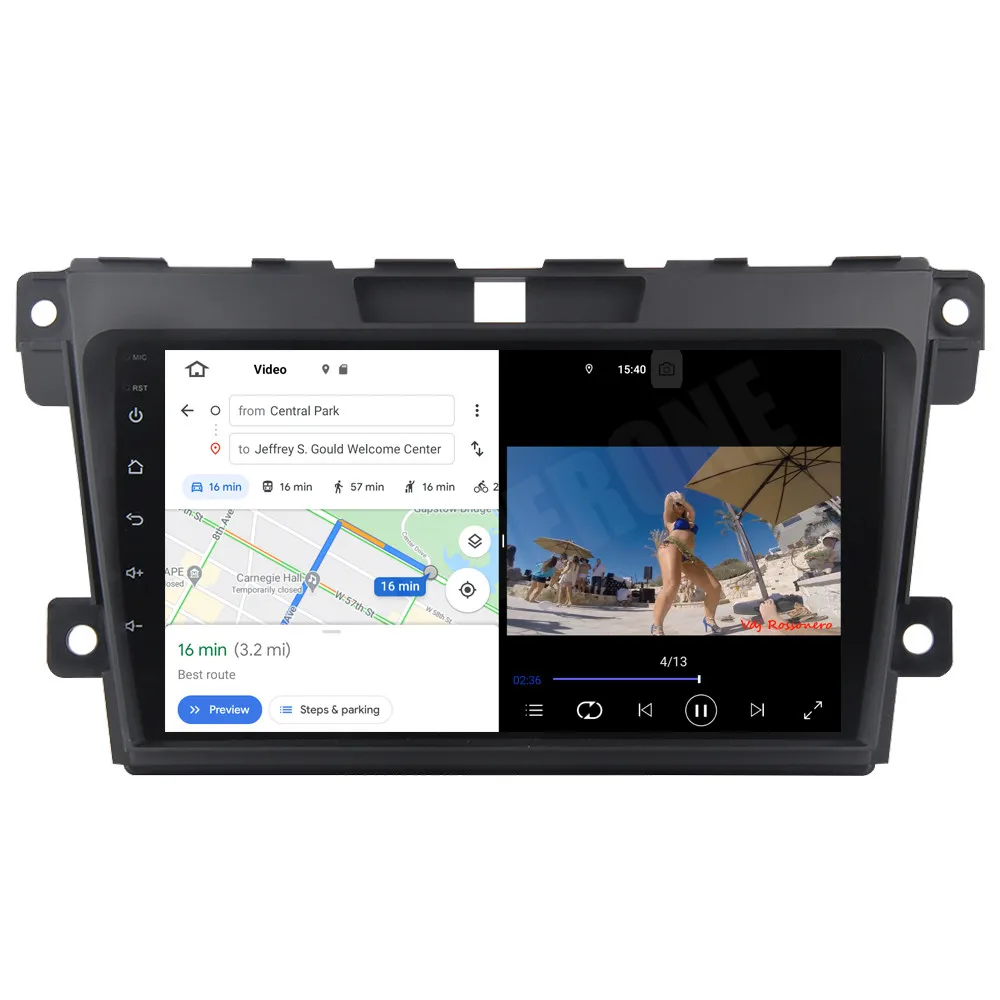 RoverOne Android 10 автомобильный радиоприемник с навигацией GPS плеер для Mazda CX7 CX 7 2008 2015