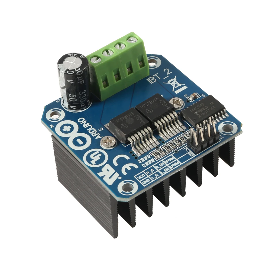 Новый модуль драйвера двигателя высокой мощности Double Bts7960 43a H-bridge/smart Car/ |