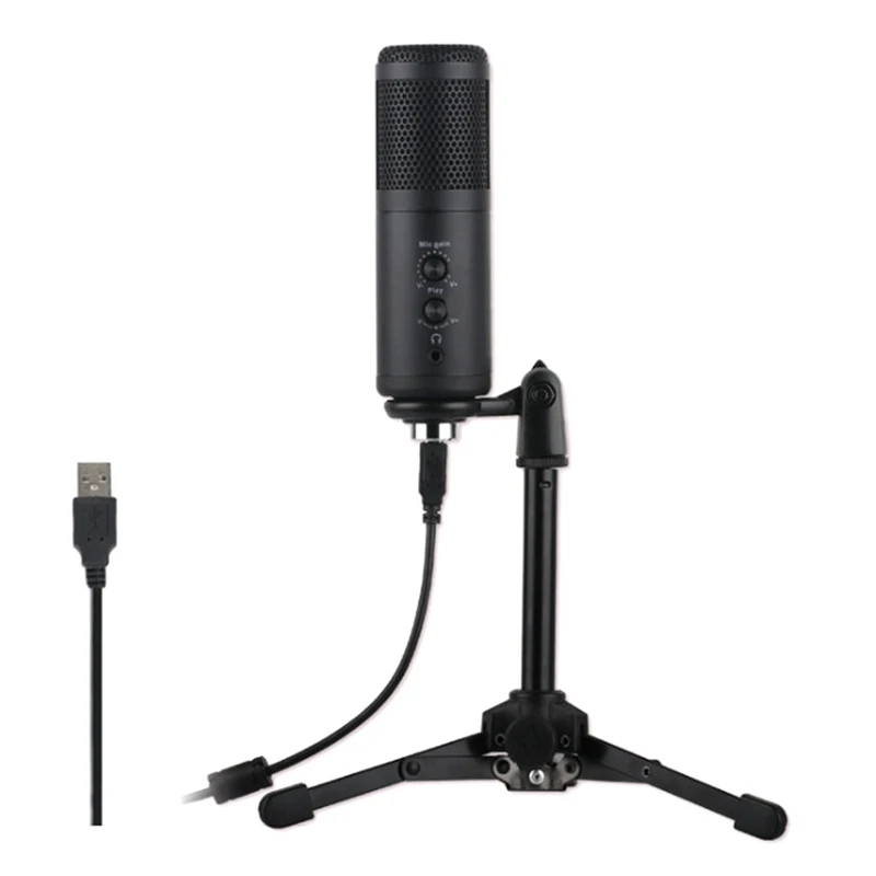 

Microphone Professional Condenser Microphone USB Microphone for PC Laptop Gaming Streaming Recording Studio YouTube