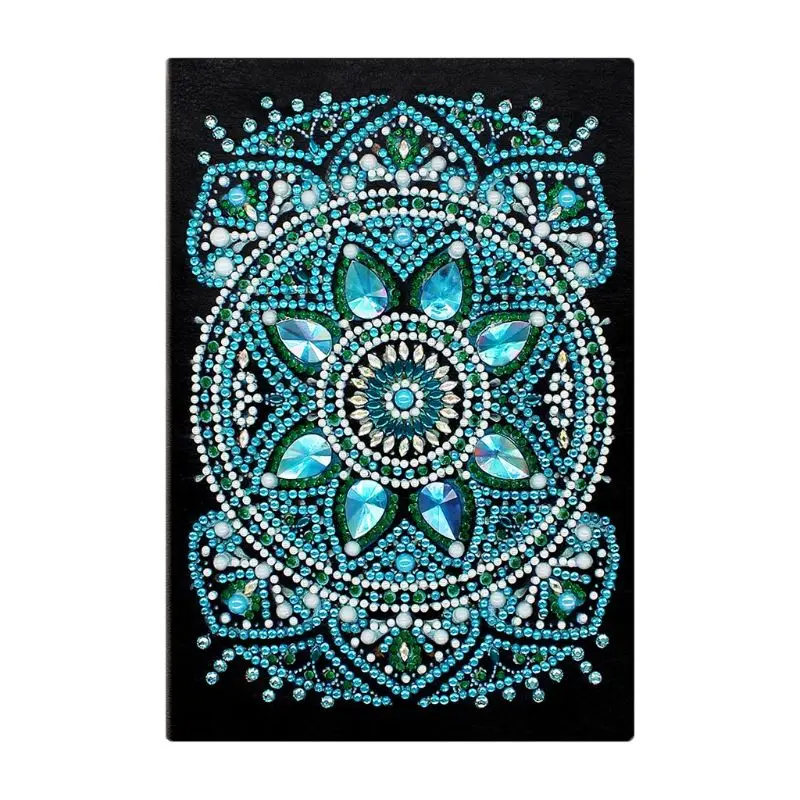 

Новинка 2021, блокнот для алмазной живописи на 50 страниц, «сделай сам», мандала, вышивка крестом особой формы