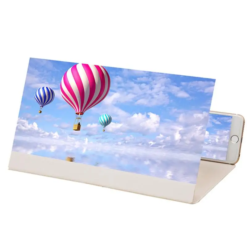 Складной мобильный увеличитель для экрана телефона 3D увеличение видео стекло