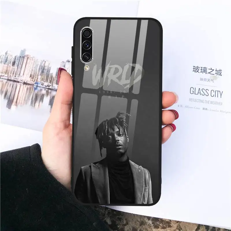 

juicewrld 999 Phone Case Tempered glass For Samsung S6 S7 edge S8 S9 plus A7 2018