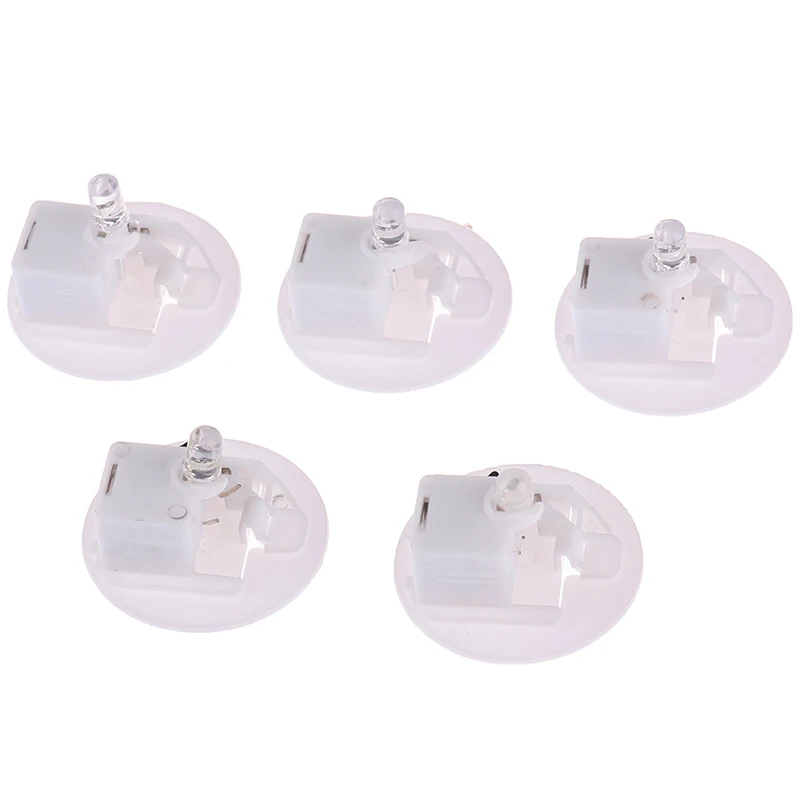 5 шт. цветной яркий Ночной светильник лампа в виде свечи светодиодная основа