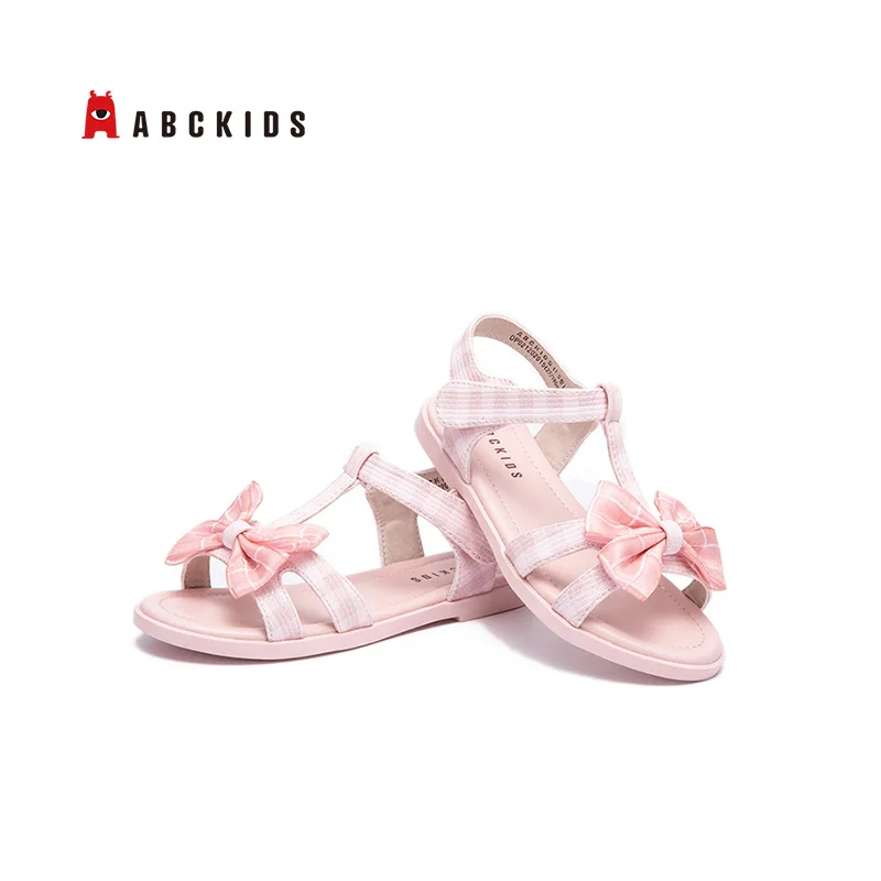 

Abckids children's shoes girls' fashion sandals summer 2021 new children's shoes children's soft sole open toe princess shoes