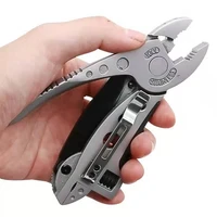 stainless steel multifunctional tool folding knife camping knife outdoors edc rescue tools forceps screwdriver
