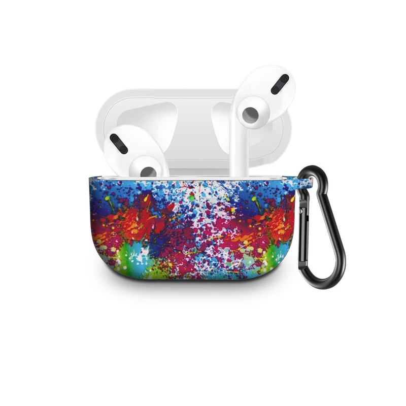 Симпатичный и приятный силиконовый чехол с принтом для Apple Airpods Pro противоударный чехол для Apple Air pods 3 Pro correa для Airpods Pro 3 Чехол - Цвет: Painting