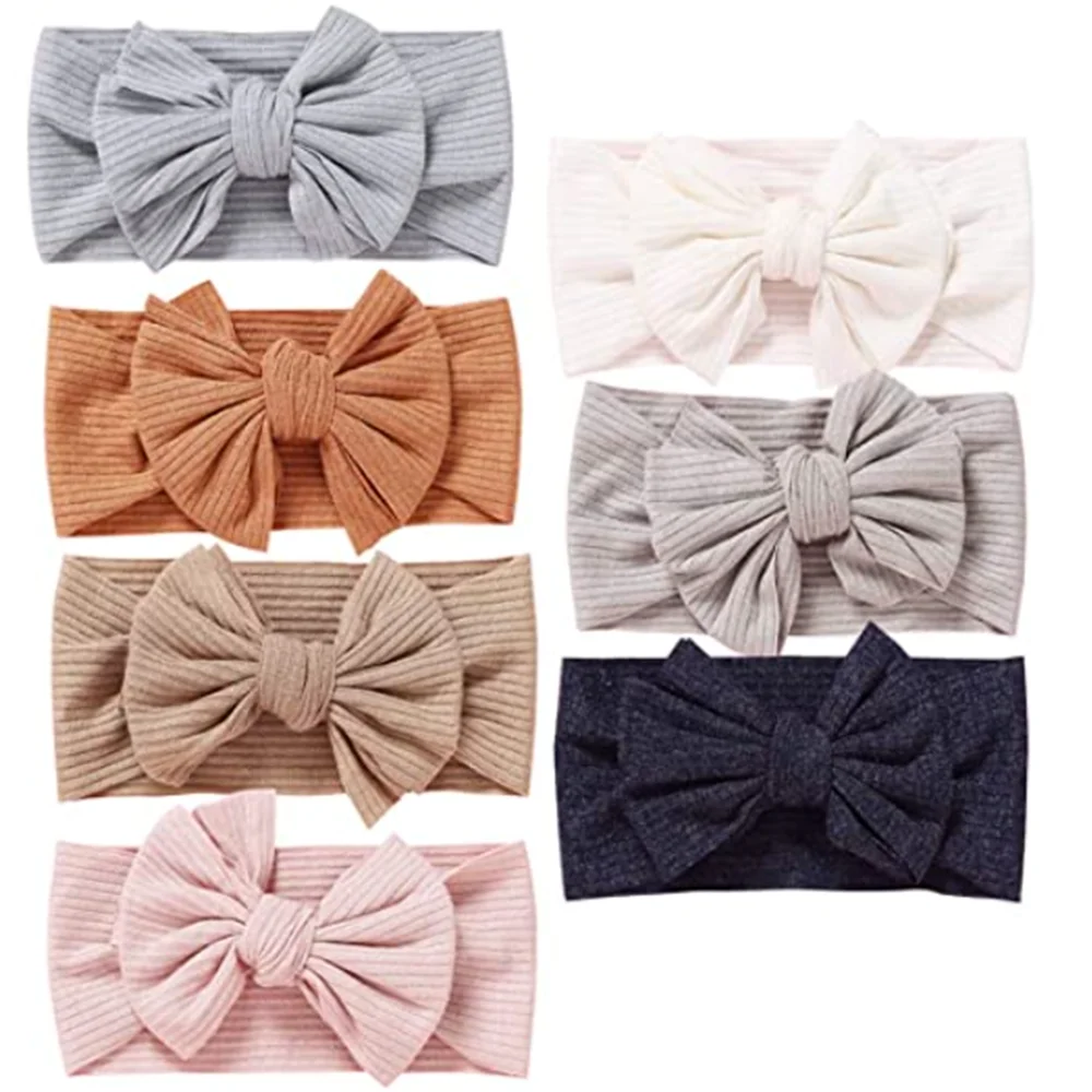 

Baby Girl Nylon Headbands Newborn Infant Toddler Hairbands and Bows Child Hair Accessories