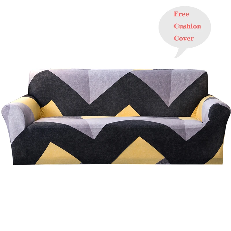 

YIAO Universal Elastic All-inclusive Non-slip Sofa Cover Slipcovers Printed Sofa Slip Cover Home Decoration Sofa Protector