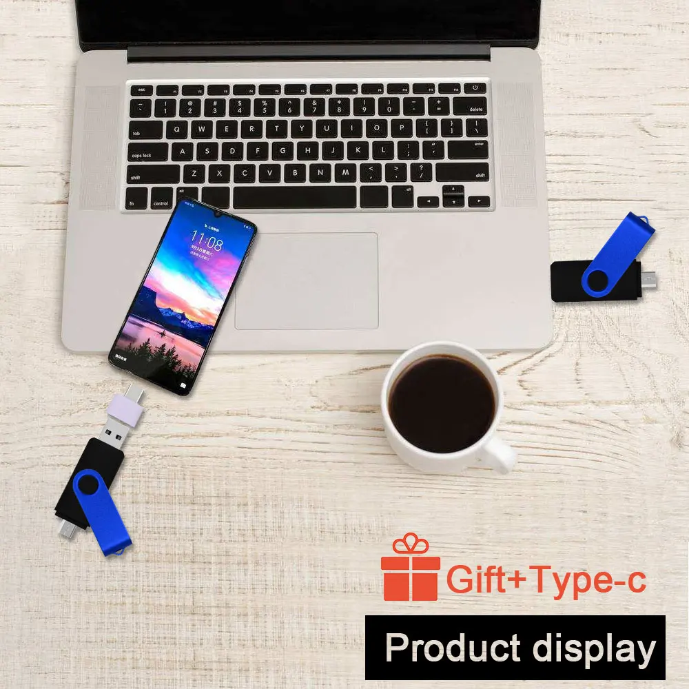 10 шт./лот Бесплатная Пользовательский логотип OTG USB2.0 флеш накопитель 4 ГБ 8 16 32 64 3 в