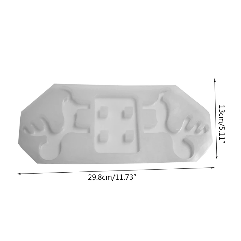 

1 Set Cellphone Bracket Holder Crystal Epoxy Resin Mold Handmade Elk Mobile Phone Stand Silicone Mould DIY Crafts Tool