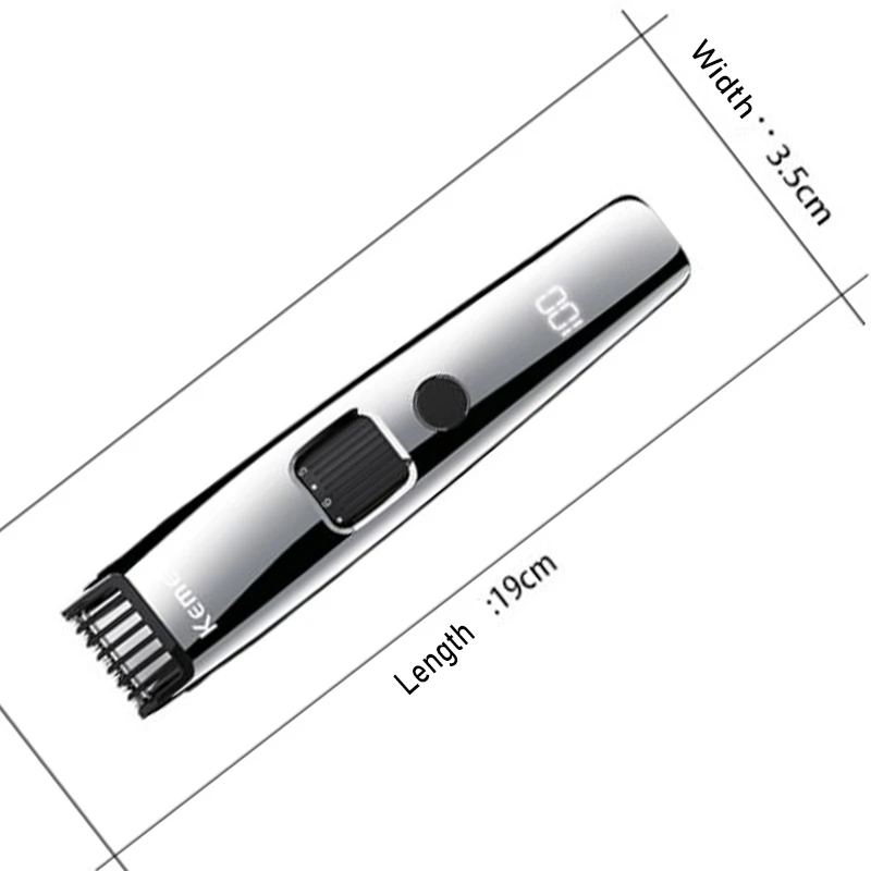 1-10mm adjustable beard trimmer for men rechargeable electric facial clipper hair stubble machine 19 length setting |