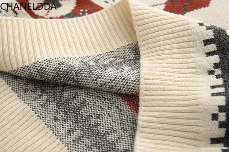 

Women's Sweater DA 2021 Autumn Winter Loose Thick Knitwear Top KPOP Fashion Style Korean Long Sleeve Vintage Female Pullover