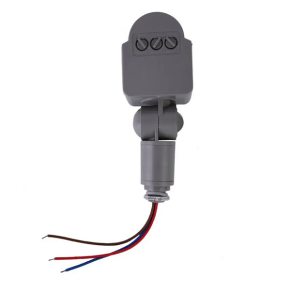 

AC 220V DC 12V инфракрасный PIR датчик движения переключатель светодиодный Ной подсветкой автоматический наружный датчик движения переключатель ...