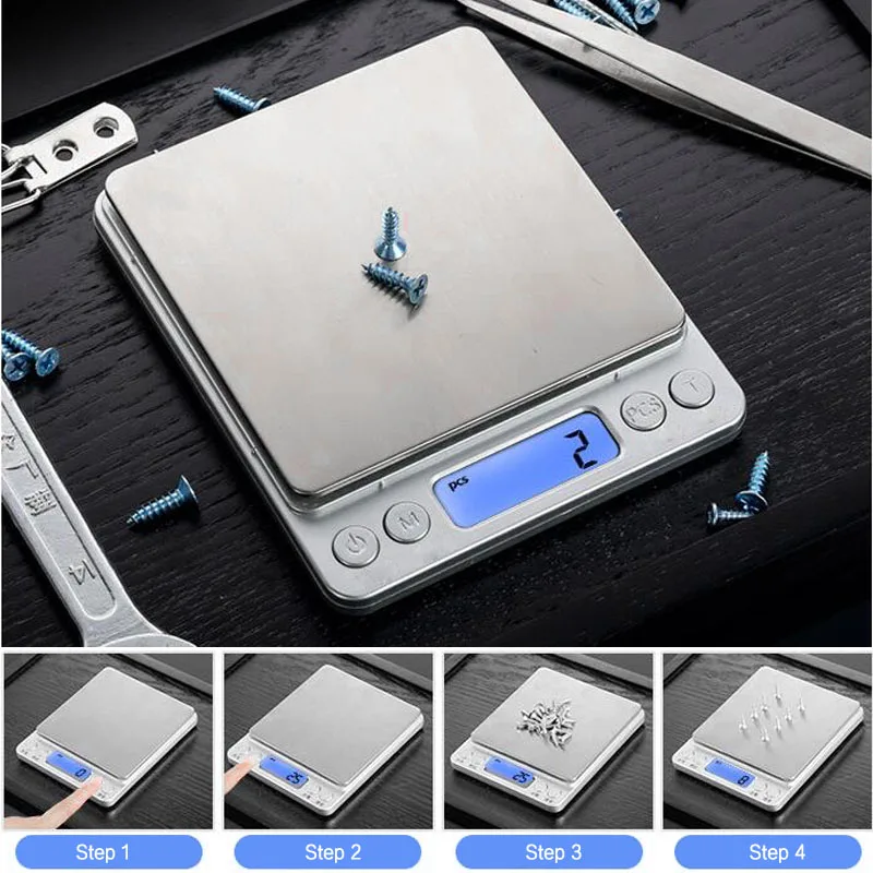 Портативные цифровые лабораторные весы точные 100 г 500 0 01 карманные для ювелирных