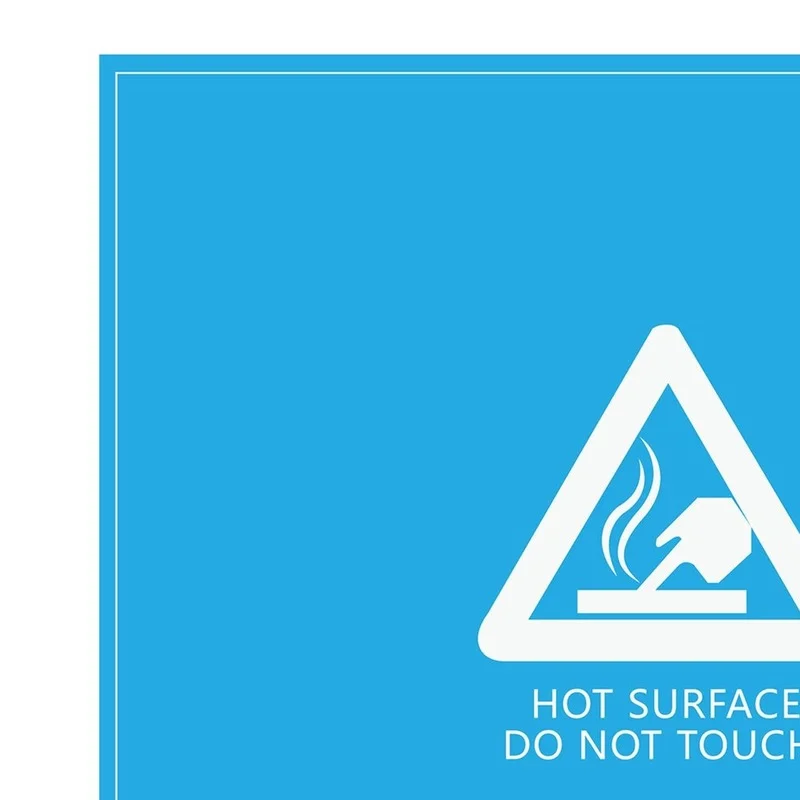 

3D printer platform sticker 214x214 substrate textured paper