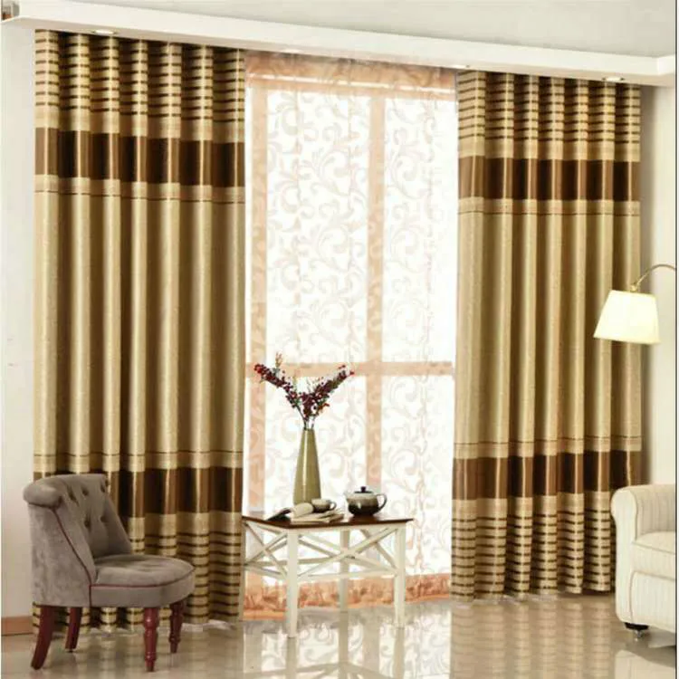 Современные двухсторонние жаккардовые затемняющие шторы плотные роскошные для