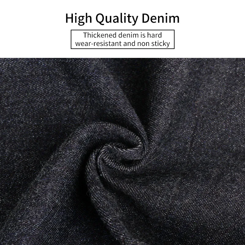 Регулируемый высококачественный джинсовый фартук ручной работы с карманами на