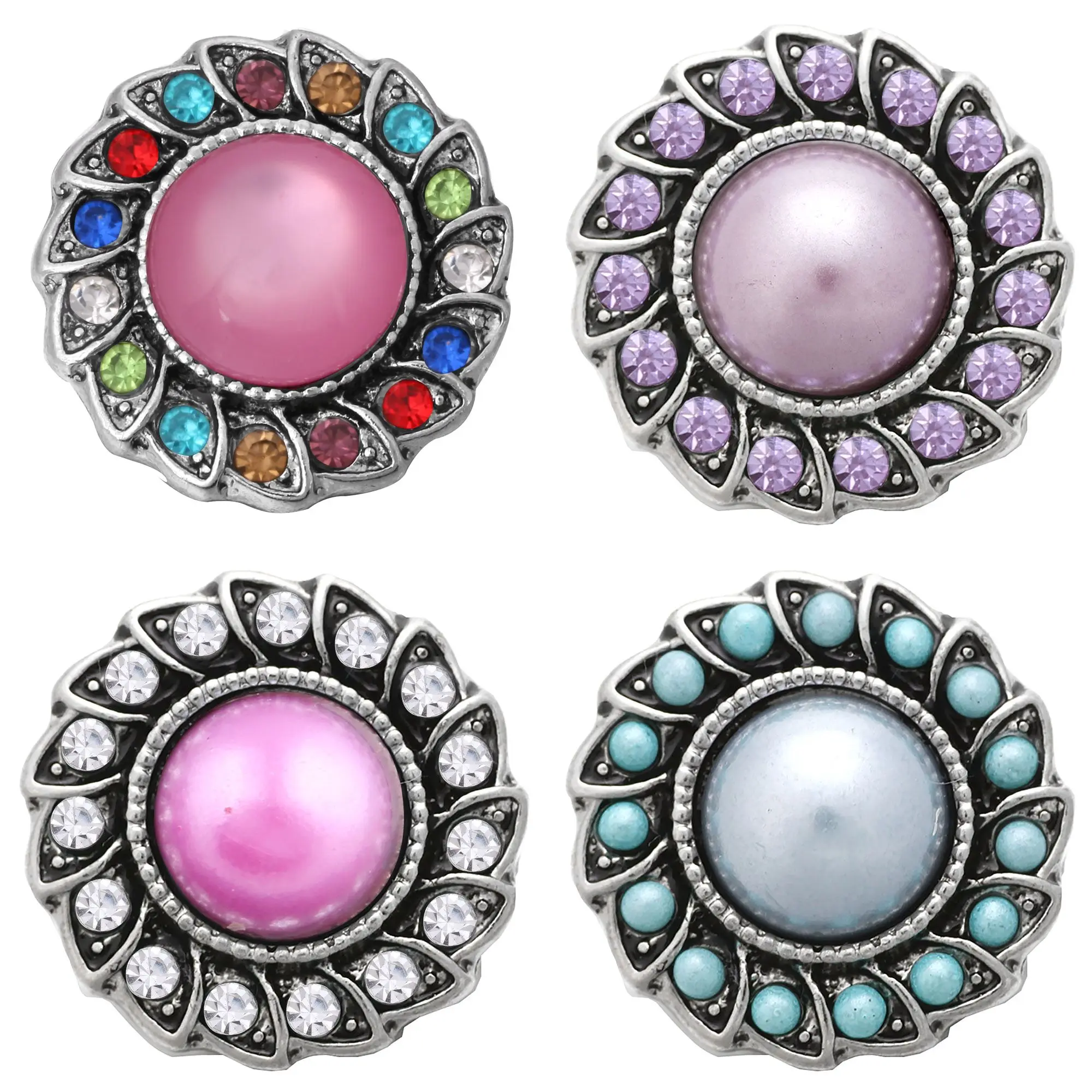 5 шт./лот высококачественные ювелирные изделия с кнопками-застежками сделай сам