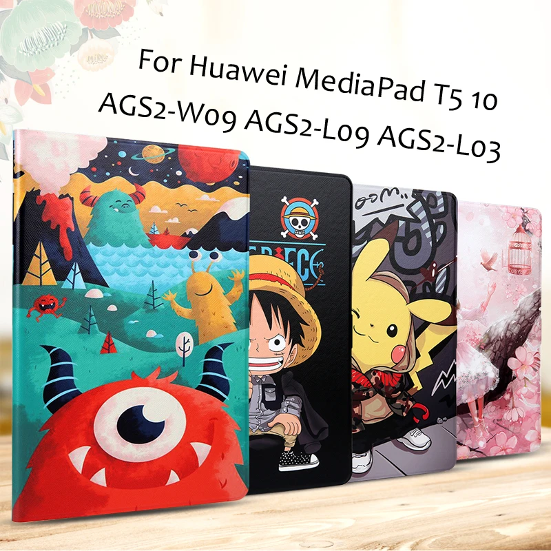 Силиконовый чехол для Huawei MediaPad T5 10 AGS2 L09/AGS2 W09/AGS2 L03 1 дюймов крышка флип планшет