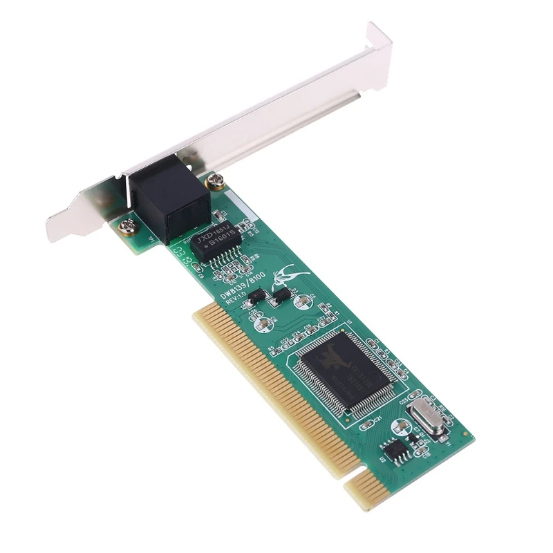 

PCI NIC Chipset RTL8139 10/100Mbps RJ45 Ethernet Net Work Lan Card Adapter PC