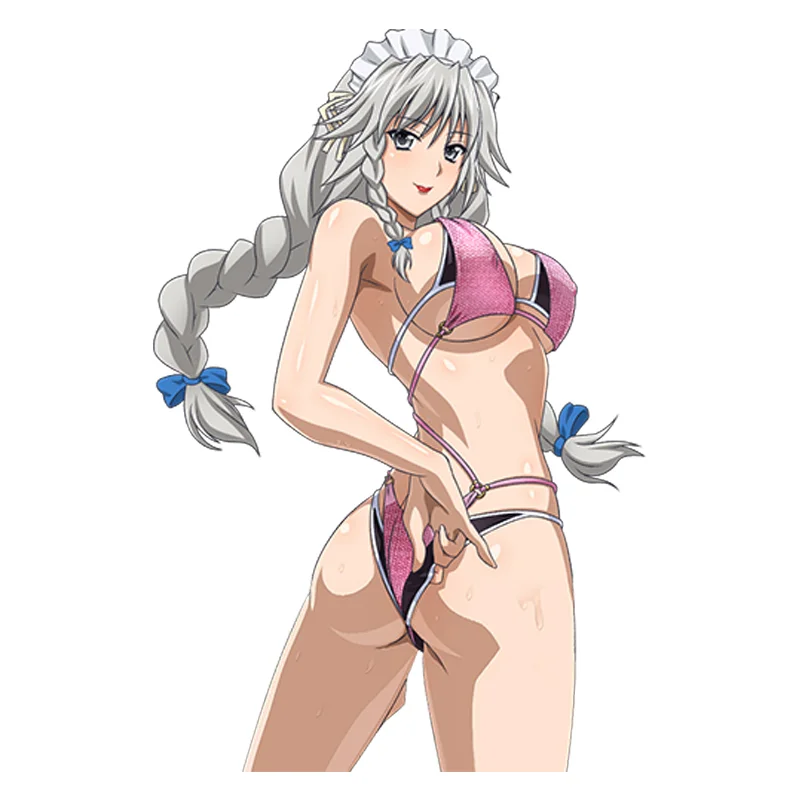 

Anime Girl Car Stickers High School DxD Grayfia Lucifuge for Bumper Cute Vinyl Decals Car Decorative Accessories KK13*9cm