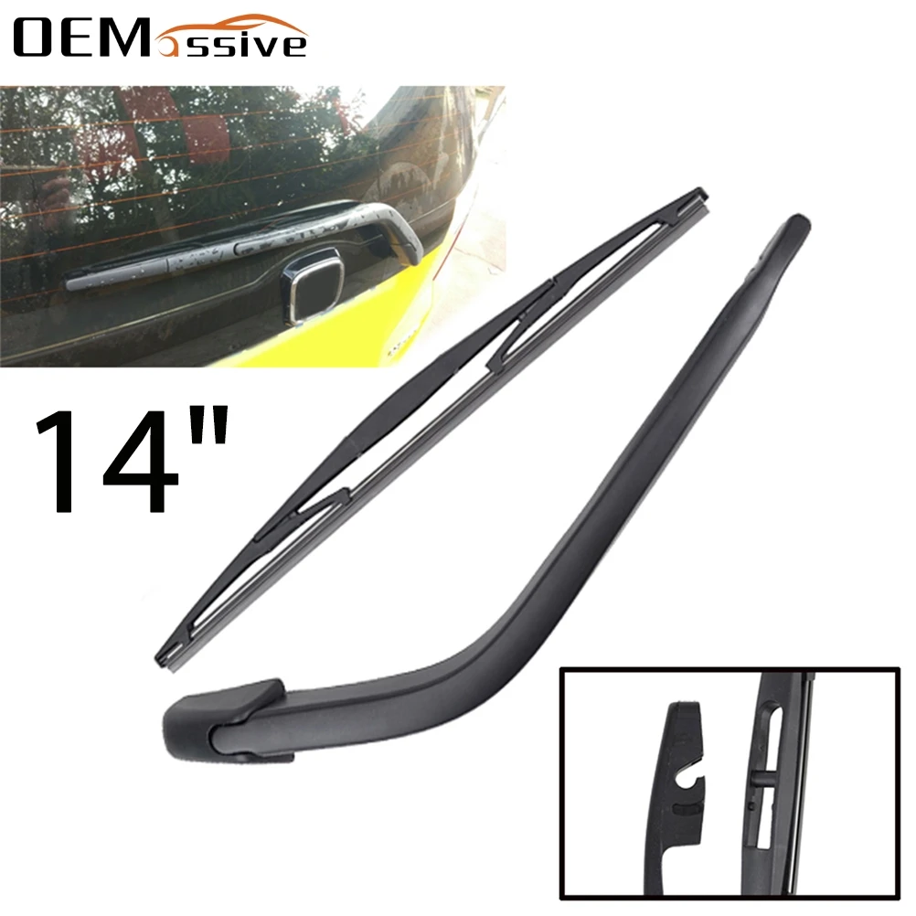Комплект щетки стеклоочистителя для заднего лобового стекла 14 дюймов Honda Fit Jazz MK1