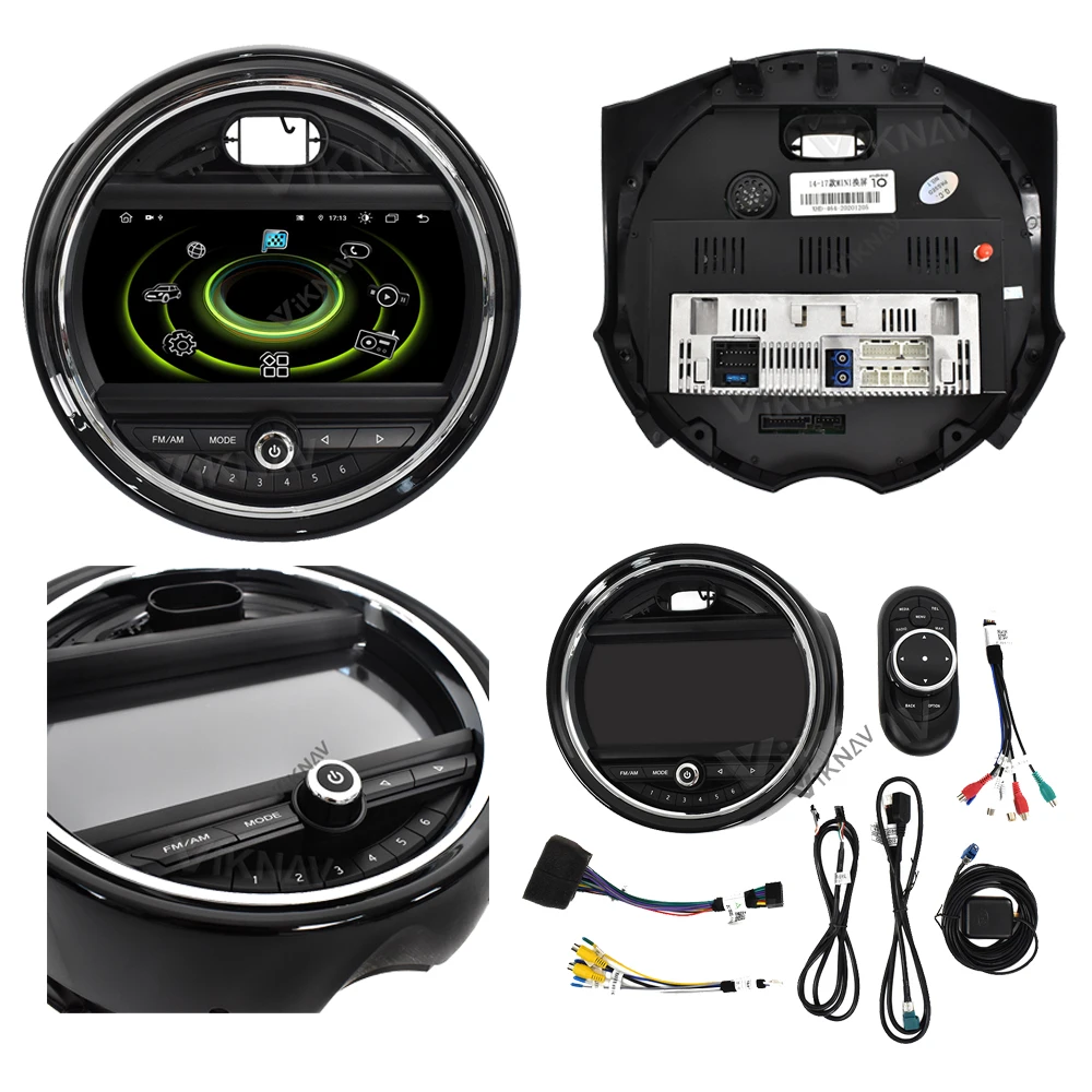 저렴한 BMW 미니 시리즈용 2 Din 안드로이드 차량용 라디오, 무선 카플레이 헤드유닛, GPS 내비게이션, 화면 포함