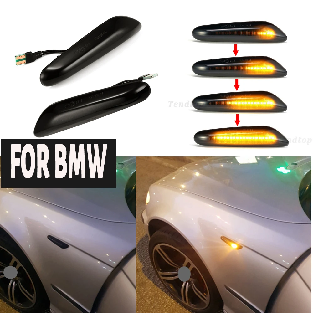 2 шт. светодиодный индикатор для зеркала заднего вида BMW E90 E91 E92 E93 E60 E87 E82 E61 |