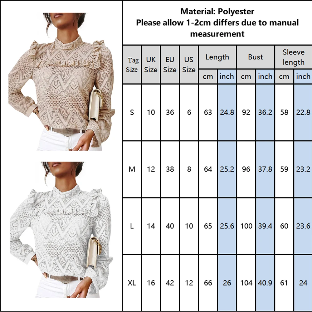 Осенние модные кружевные рубашки для женщин новинка 2020 Сексуальная Ажурная