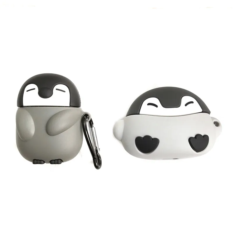 Милый мультяшный Пингвин для airpods pro 2/3 чехол Apple беспроводной Bluetooth защитный