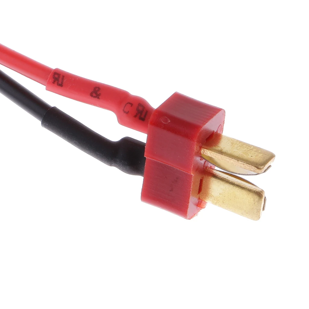 

1pc T Plug on Off Switch Connector with Extension Wire for Battery