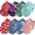 Зимняя теплая толстовка для собак, пальто, милая одежда для домашних животных с принтом для маленьких собак, Толстовка для чихуахуа, пуловер для щенков, кошек, костюм, одежда для домашних животных