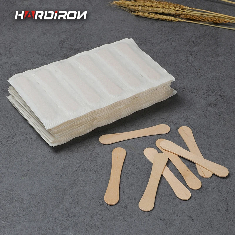 Одноразовая деревянная ложка для мороженого йогурта пирожных крем отдельно