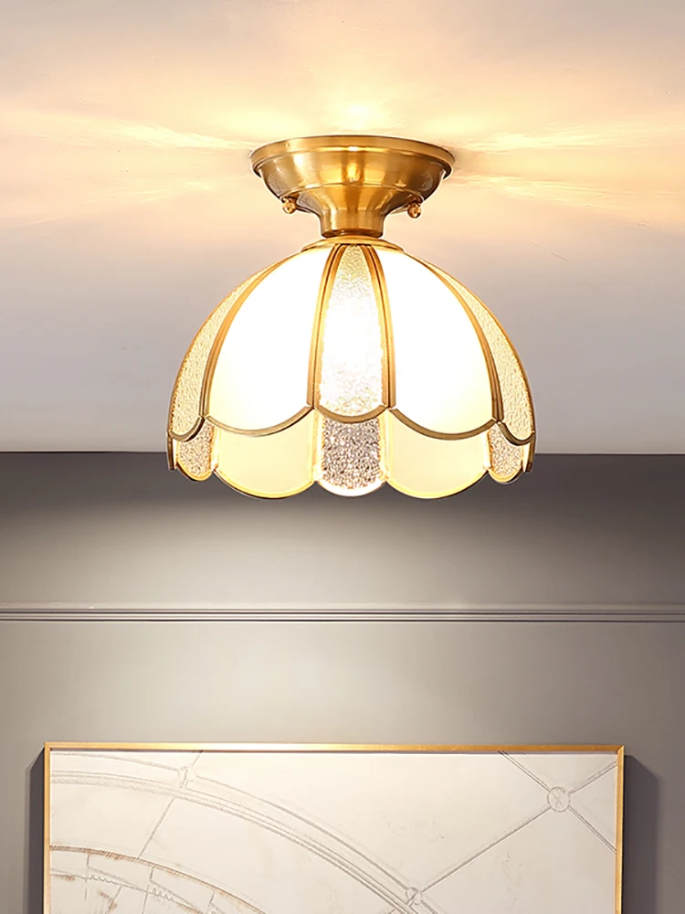 MOONSHADOW потолочный светильник светодиодный полный корпус из латуни с цветком